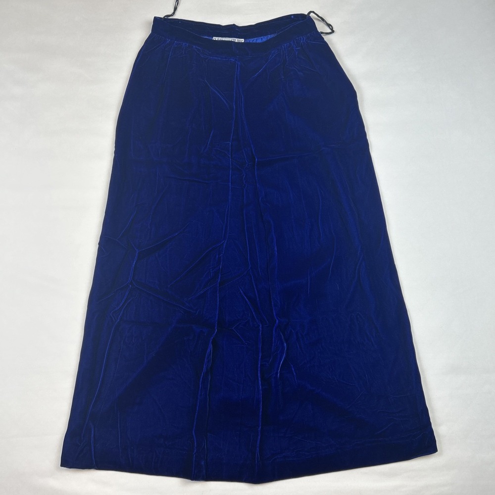 NWT Vintage Skirt 14 80s Cloak of Many Colors by Liberty & Lucrezia Velvet Maxi